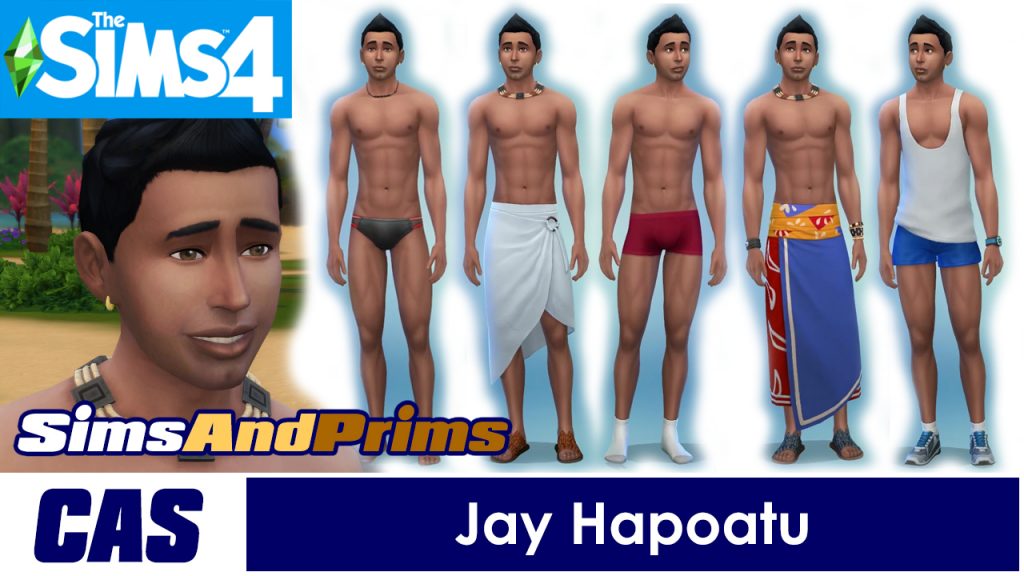 The Sims 4 household CAS download - Jay Hapoatu