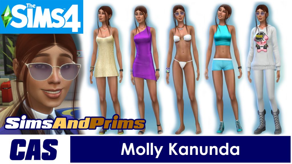 The Sims 4 household CAS download - Molly Kanunda