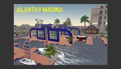 Alantay Island, early 2007. This V1 viewer photo shows just how much viewer quality would improve with the release of V2 a few months later.