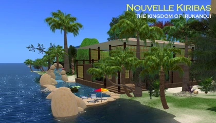 Two storey manor house with landscaped private beach on the north shore of Nouvelle Kiribas 2014