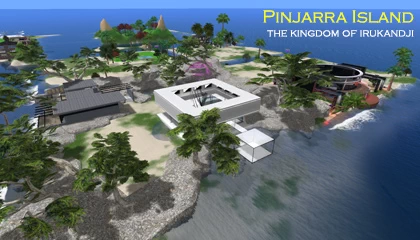 Pinjarra Island, central Irukandji on InWorldz virtual world