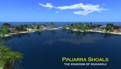 The broad seascape of Pinjarra Shoals
