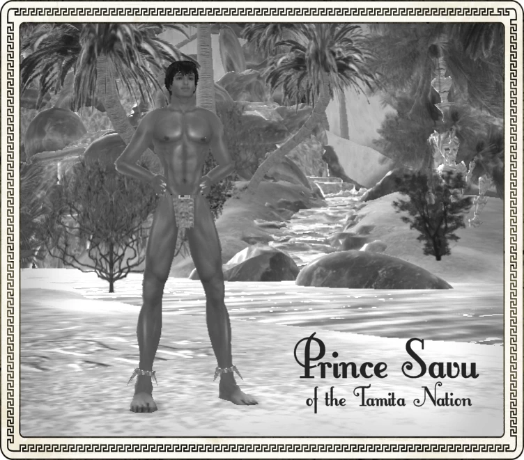 Prince Savu de Tamita as a youth pre-independence