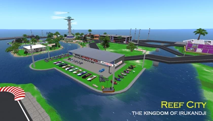 Reef City is the major hub on Reef VR