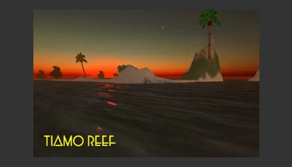 Tiamo Reef, very early 2007 in Second Life, before v2 graphics arrived later that year.